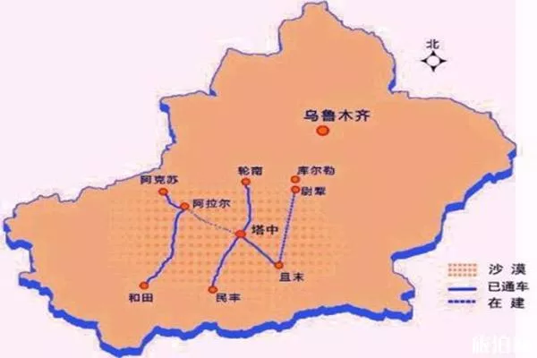 塔里木沙漠公路起點跟終點在哪里