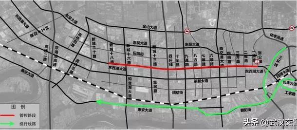 武漢G107國道東西湖段施行單雙號限行